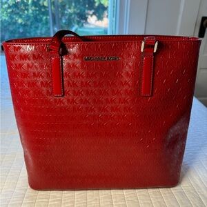 Red Michael Kors Purse